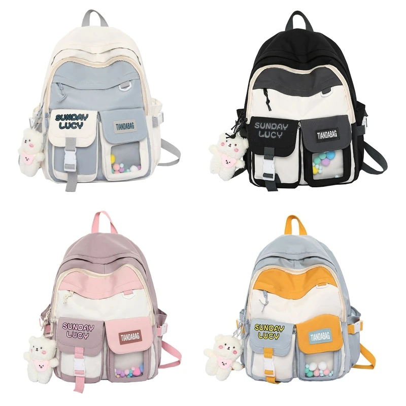 Teenage Girls Middle School Students Bookbag  College Bag Women Lightweight Travel Daypack Casual Rucksack