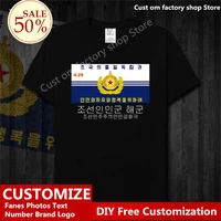 northkorea navy cotton t shirt new tops t shirt men women high street fashion hip hop loose casual t shirt