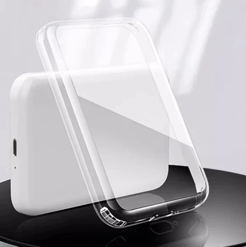 

Мягкий прозрачный чехол из ТПУ для Apple IPhone Megsafe, противоударный прозрачный защитный чехол для аккумулятора беспроводного зарядного устройства