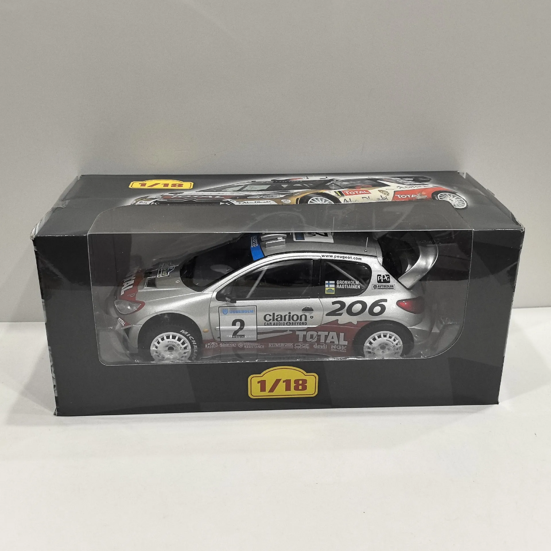 Литой под давлением IXO масштаб 118 PEUGEOT 206 WRC # Модель автомобиля из сплава Peugeot Racing 2, Коллекционная игрушка, подарок, сувенир, украшение для дисплея (art.: 3920cfd4f0e35) - 3920cfd4f0e35
