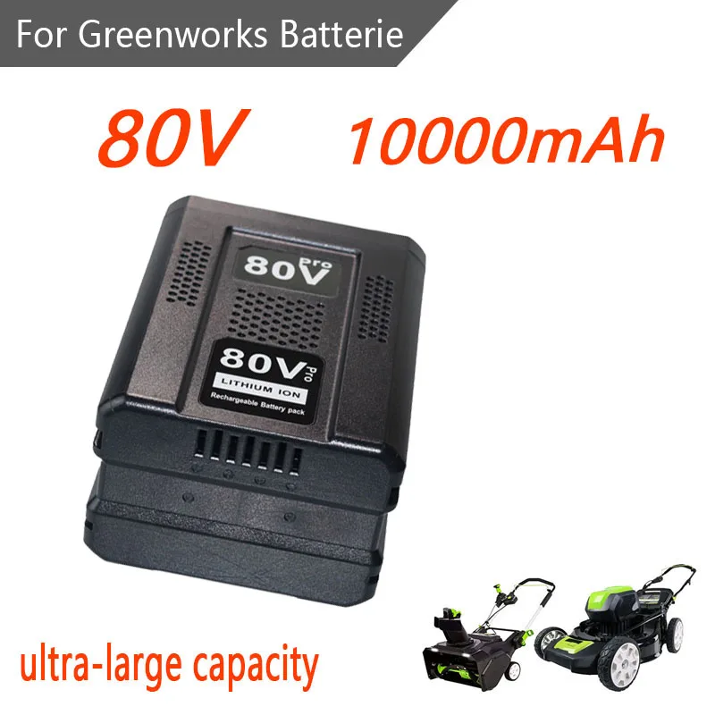 80V 6000/8000/10000mAh Replacement Battery,for Greenworks PR