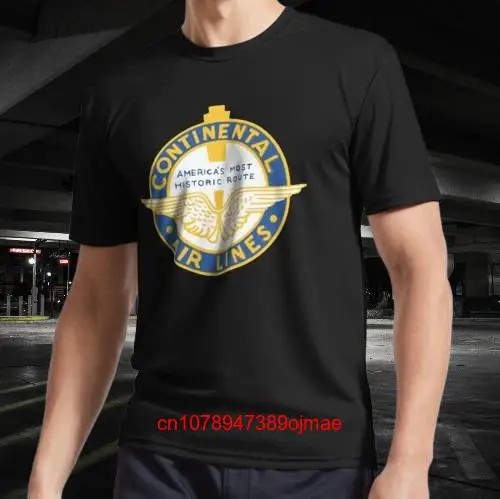 Новая футболка с логотипом Continental Airlines в стиле ретро забавный Размер S 5xl длинный
