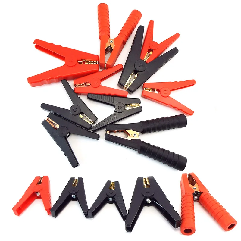 

100A 150A 300A Electrical Crocodile Alligator Car Battery Insulated Clip Connector Handle Test Clip For Electric Project B4