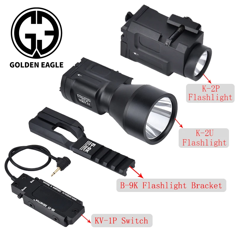 

KLESCH-2P/K-1P AK-SDTactical Flashlight Zenitco Perst 4 High Power Green Laser Flashlight Mount Switch Airsoft Accessories Set