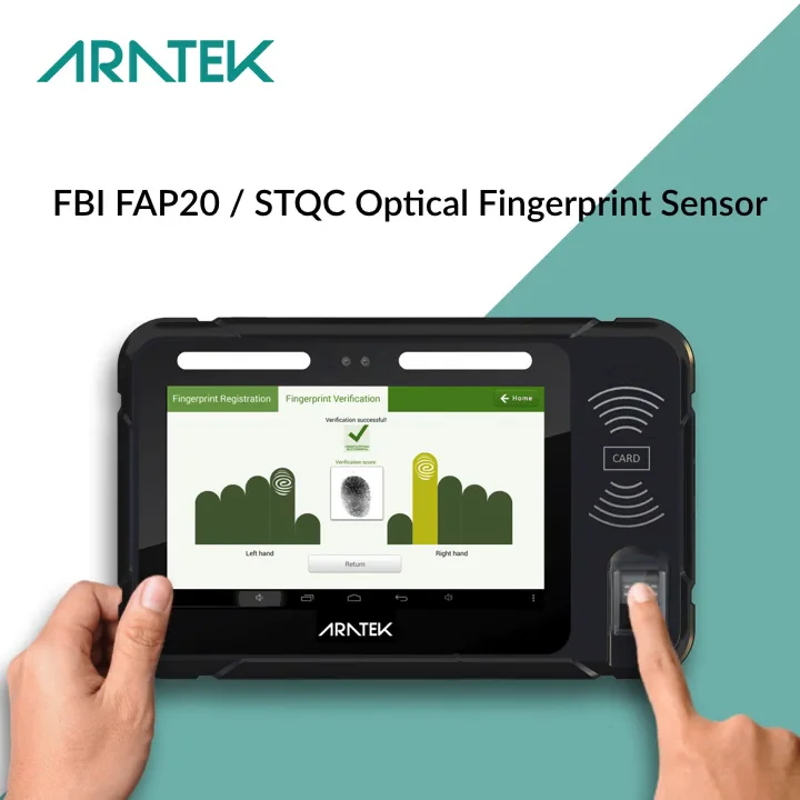 

Aratek Biometric Tablet PC BM7550 Best Handheld Android Biometric Tablets