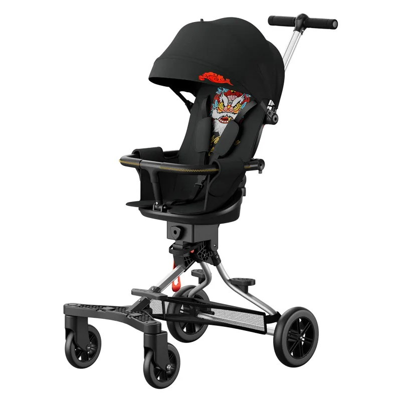 

1-4 years old Children's tricycle baby umbrella car lightweight folding body two-way infant stroller
