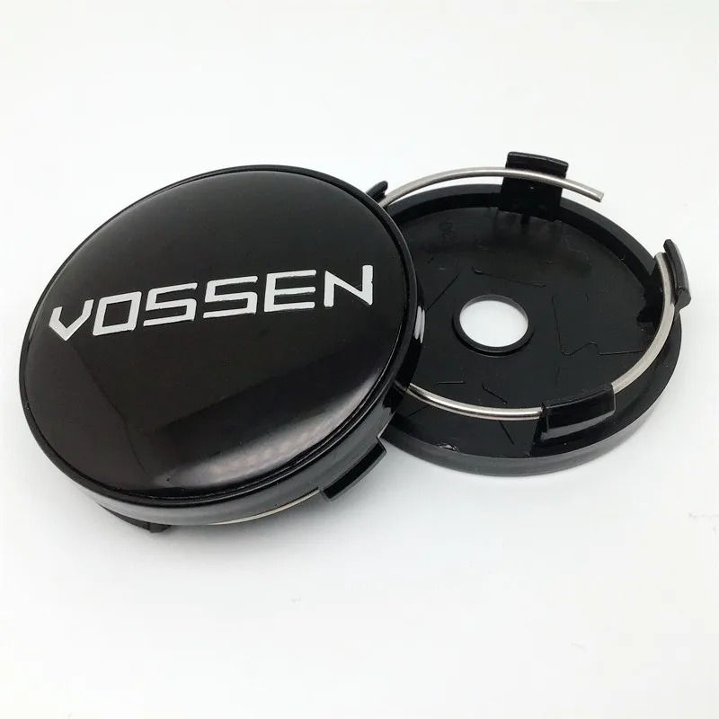 

4 шт. 60 мм VOSSEN Точная Центральная крышка колеса, ступицы, Стайлинг автомобиля, Обложка обода, сплав, черный цвет, фотоэлемент, аксессуары для стайлинга автомобиля