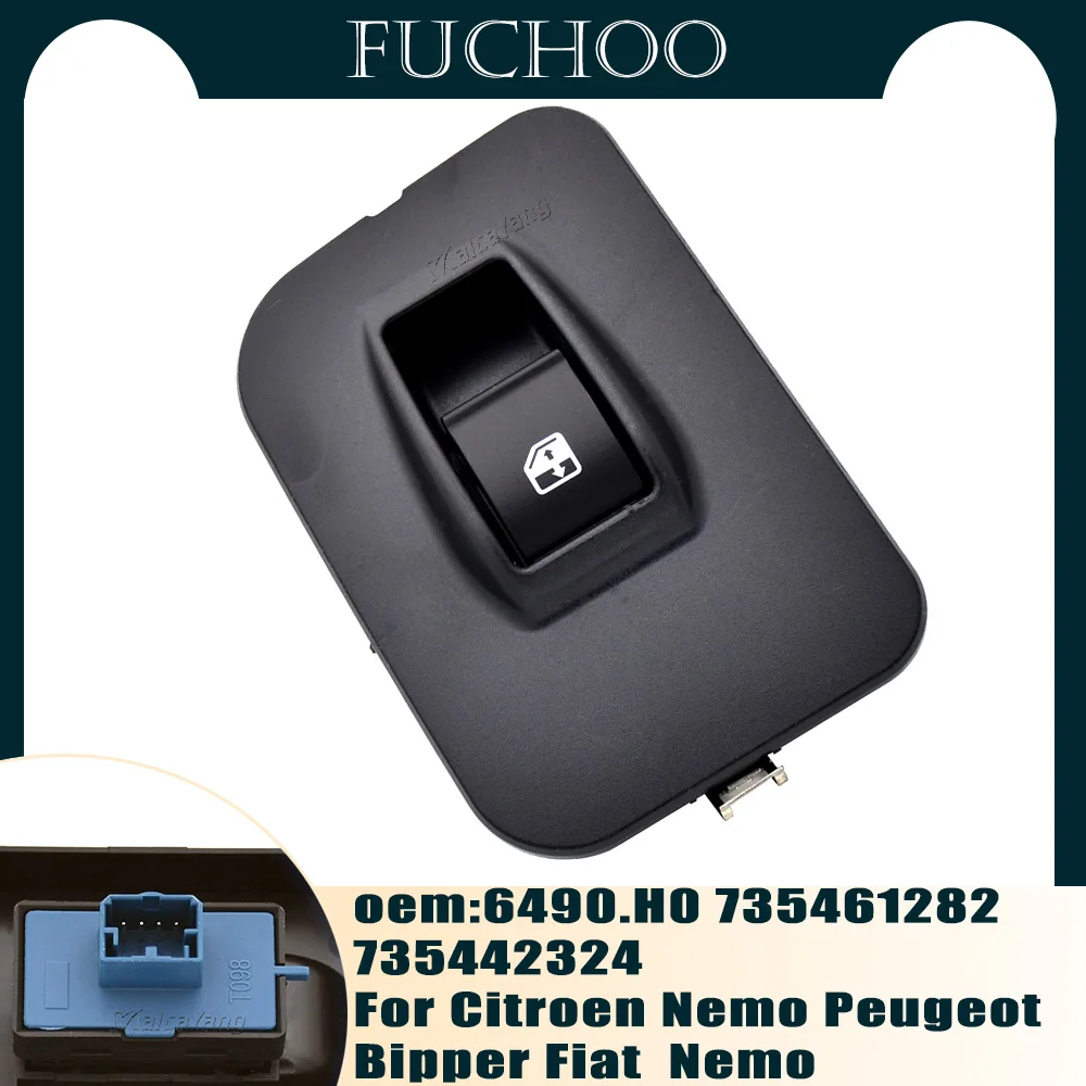 

Кнопка переключения стеклоподъемника 735461282 для Fiat Fiorino Doblo Qubo Peugeot Bipper Citroen Nemo Kasten