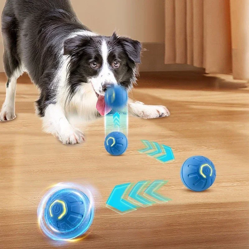 Умный игрушечный мяч для собак Электронная Интерактивная игрушка домашних