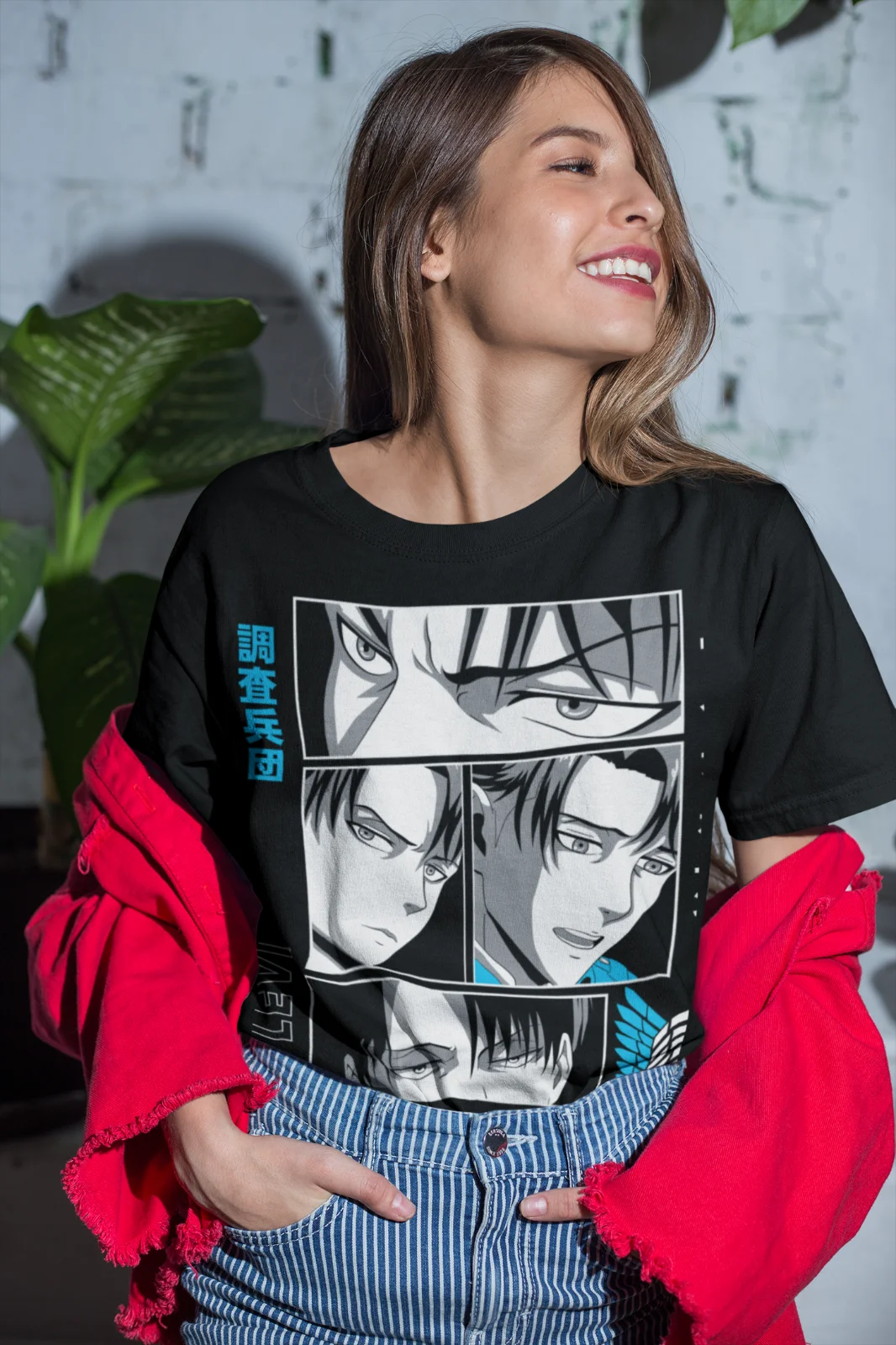 Футболка унисекс Levi Ackerman