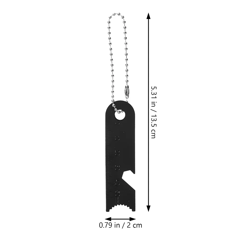 8 Pcs Outdoor Flint Scraper Fire Lighters Ruler Scrapers Manganese Steel Starting