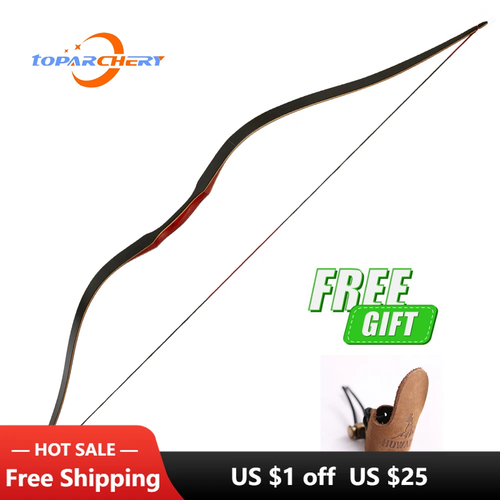 

Ламинированный традиционный Рекурсивный лук Toparchery, ручной работы, 25-50 фунтов, для стрельбы из лука или охоты