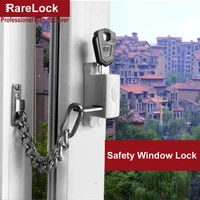 window chain lock for sliding door bathroom balcony baby home security office case anti thief hardware diy rarelock mms89 a