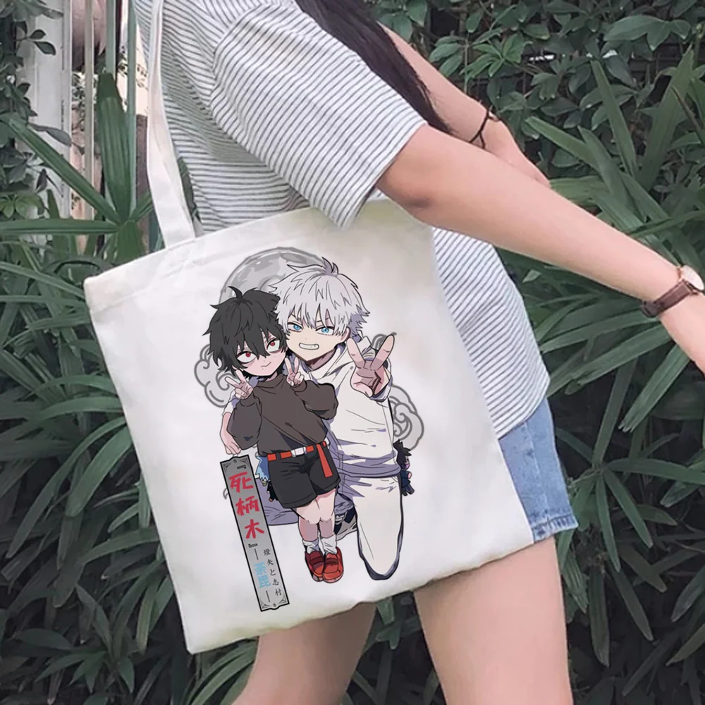 

my hero academia shopping bag shopper canvas bolso reusable bolsas de tela bag jute sac cabas sacola woven sac toile