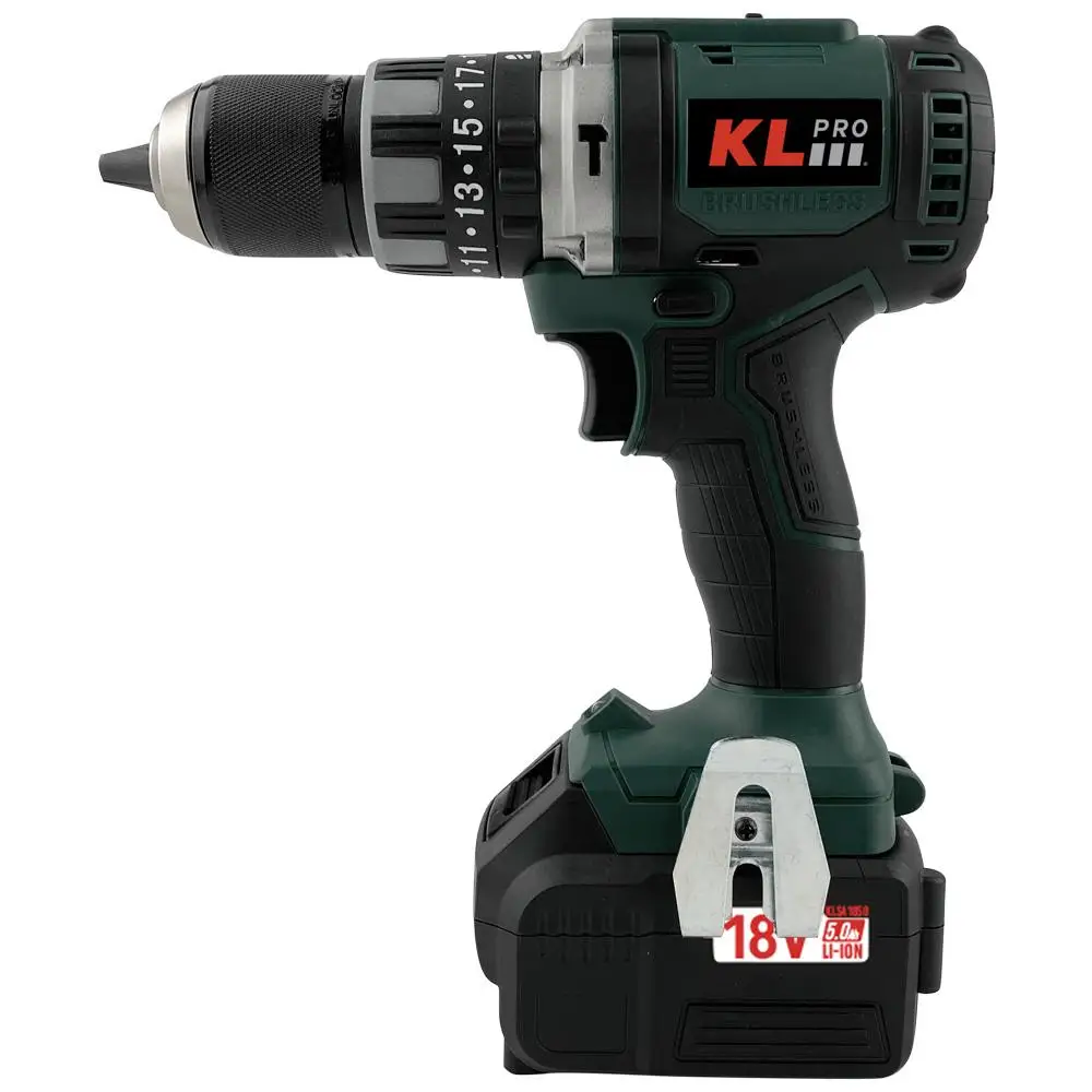 

KLPRO KLDM18BH-50 18 вольт/5,0 Ач литий-ионный двойной беспроводной бесщеточный Стандартный Штепсель Европейского типа
