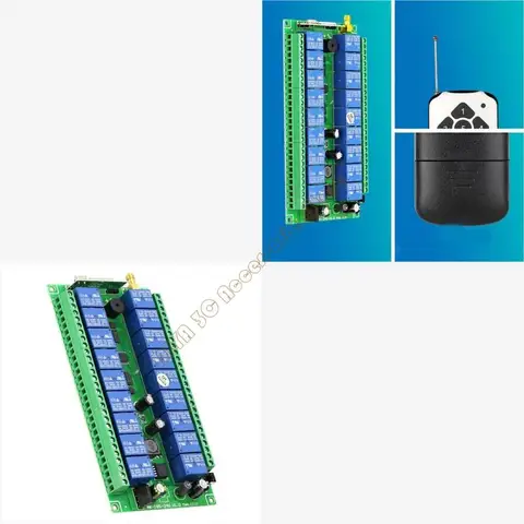 315 МГц 433 МГц RF Дистанционный контроль беспроводной переключатель 12V-36V 18CH 18WAY REVIVER и 18CH-передатчик для двери