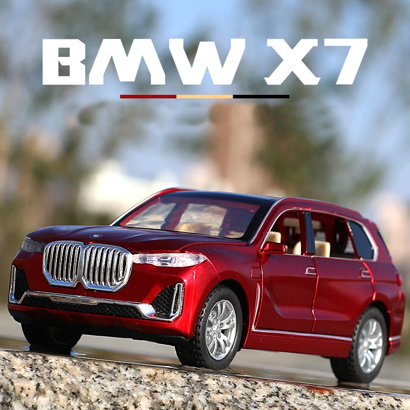 

1:32 Alloy BMW X7 Car Model Die Cast Toy Car Model Pull Back Sound Children's Toy Gifts Free Shipping Collectibles