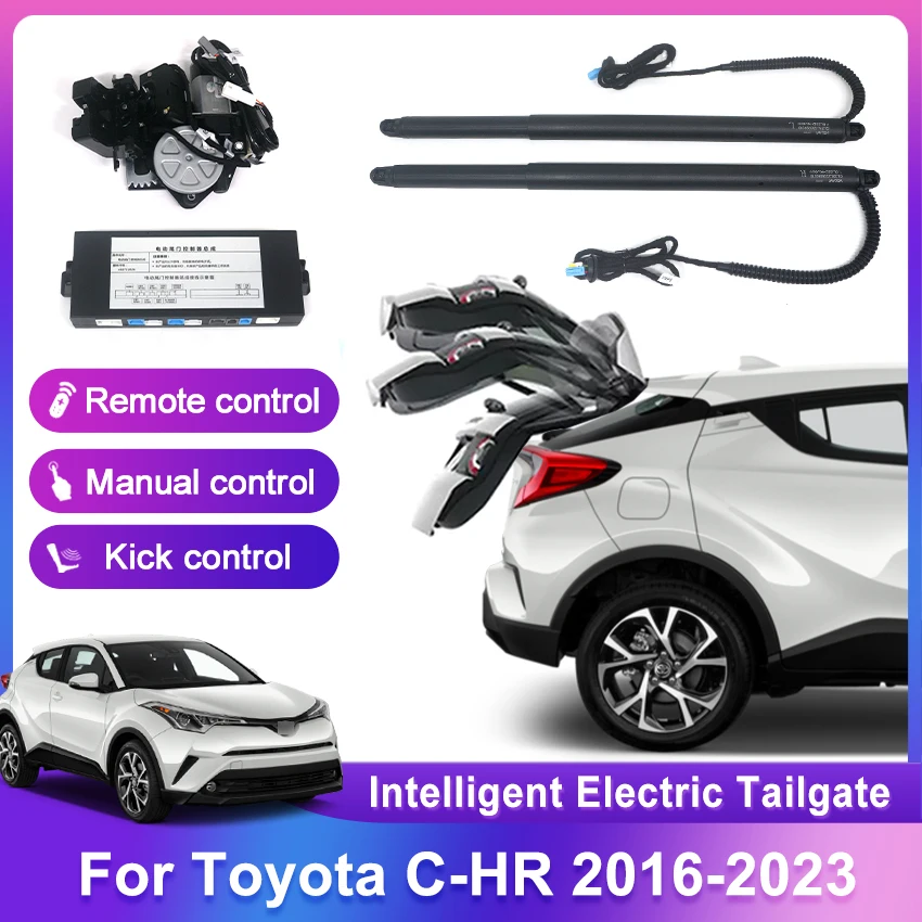 

Для Toyota CHR 2016 + контроль багажника, электрическая задняя дверь, автомобильные аксессуары, автоматическое открывание багажника, комплект пит...