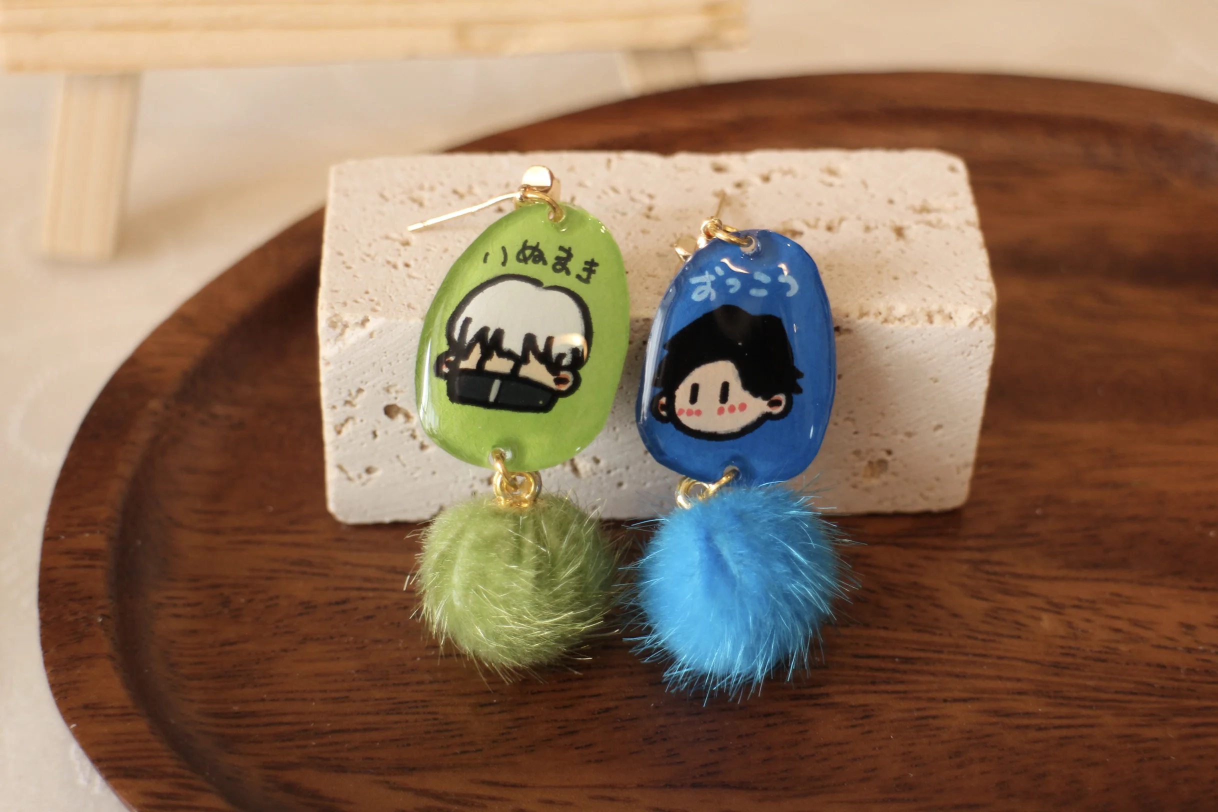 Аниме Jujutsu Kaisen Itadori Yuji Satoru Gojo Geto Suguru Fushiguro Megumi Nanami Kento Kospay Earring Eardrop Halloween Xmas