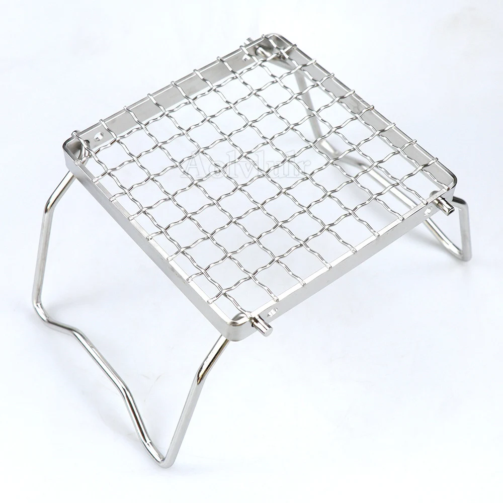 

Portable Stainless Steel BBQ Grill Folding BBQ Grill Mini Pocket BBQ Grill Barbecue Accessories For Home Park Outdoor Use