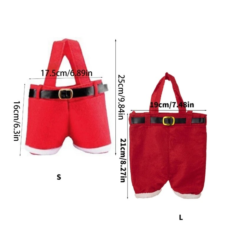 10 упаковок украшение для брюк рождественские подарочные пакеты новая модная