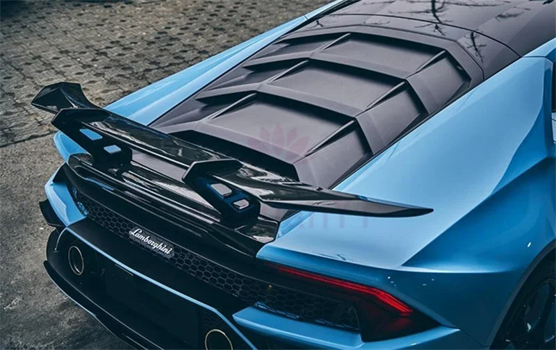 Комплект заднего спойлера из сухого углерода в стиле PK для Lamborghini Huracan EVO 2019-2021