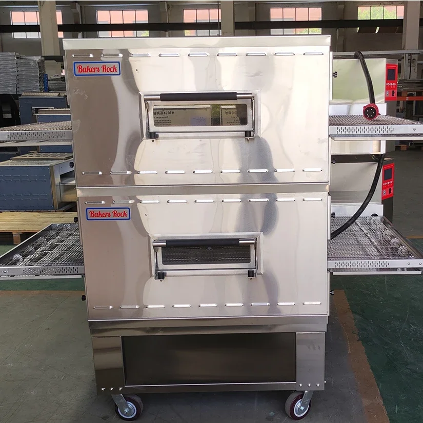 Электрическая конвейерная печь для пиццы большой размер 26 дюймов цепь