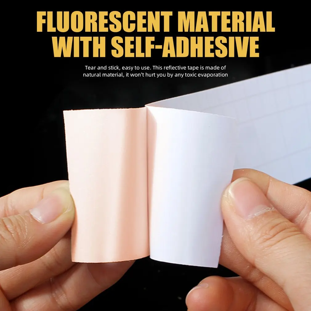

Reflective Glow Tape Self-adhesive Sticker Removable Luminous Tape Fluorescent Glowing Dark Striking Warning Tape Dropshipping