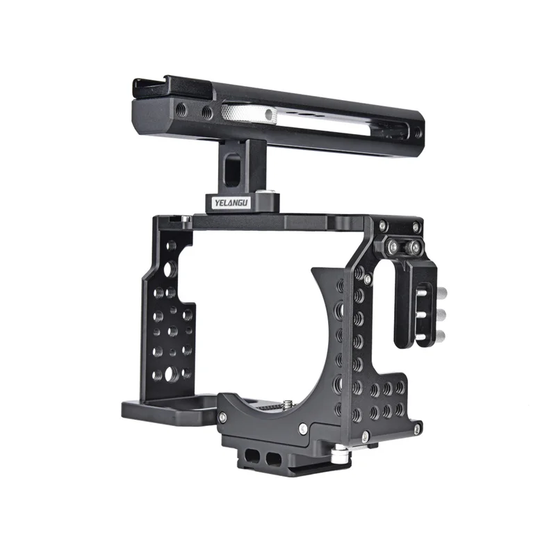 Top Handle Grip Kits Camera Cage with Hand Grip for Sony A7 Series Camera Frame Protector Cover Camcorder Rig Accessories