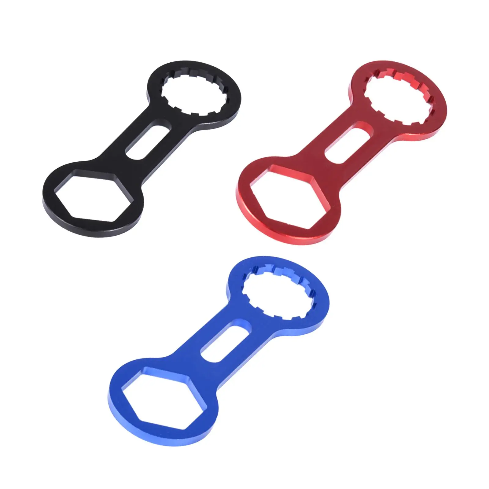 

Mountain Bike Front Fork Caps Wrench Lightweight Easy to Install Tool Road Bike