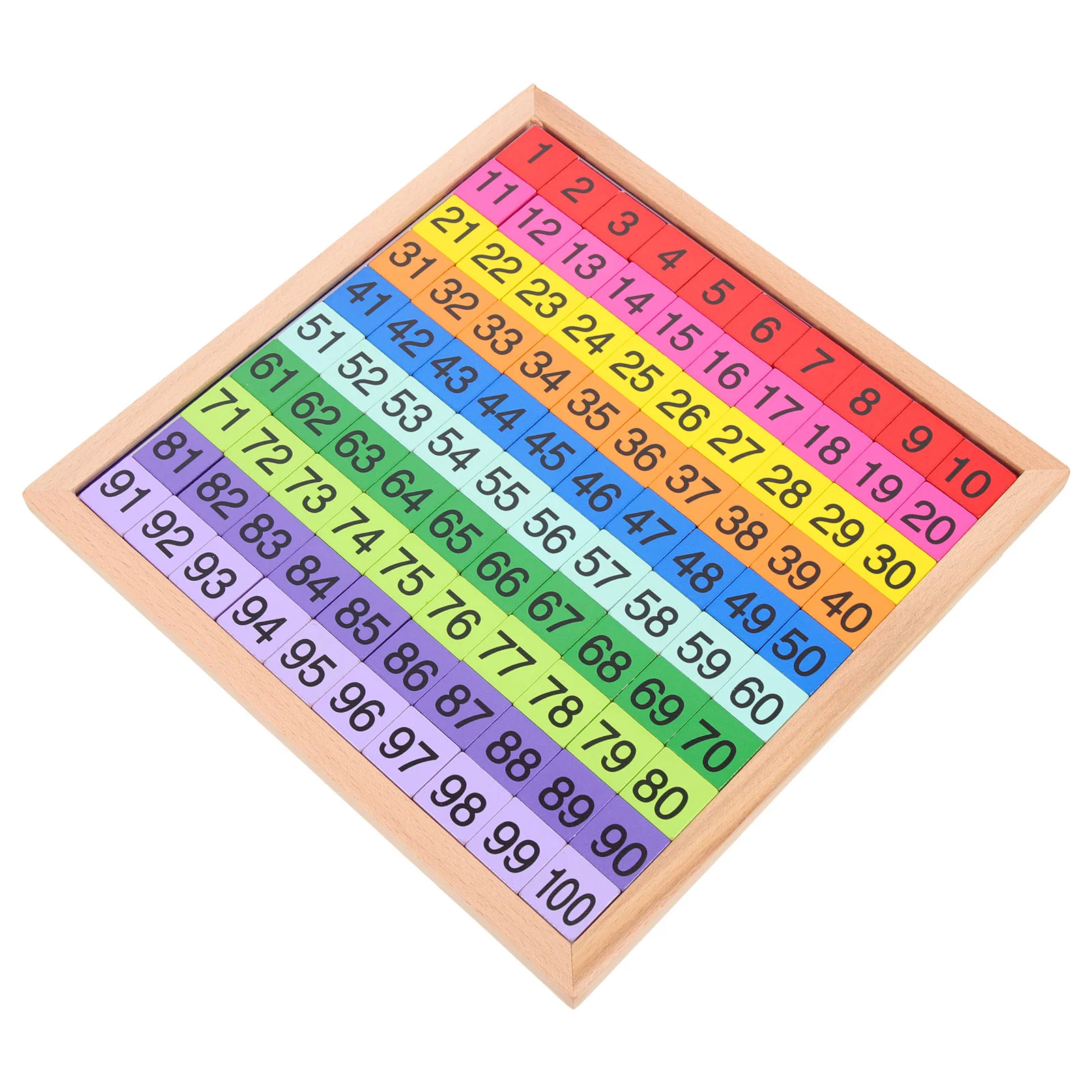 

Board Wooden Math Toy Kids Toys Children Parenthood Trains Hundred Learning Mathematical