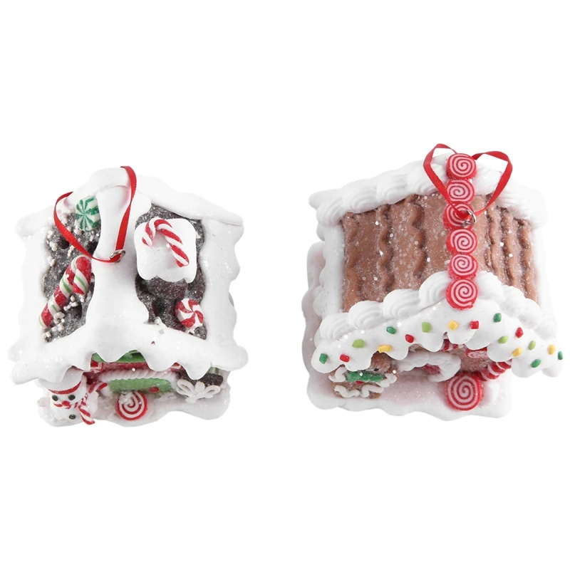 

Миниатюрные фигурки феи, 2 шт., миниатюрные украшения, настольные миниатюры, рождественские домики, рождественские домики