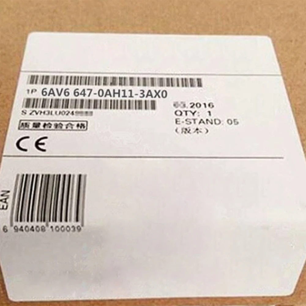 Новый в коробке для Siemens 6AV6647-0AH11-3AX0 HMI сенсорный экран 6AV6 647-0AH11-3AX0 нераспечатанный