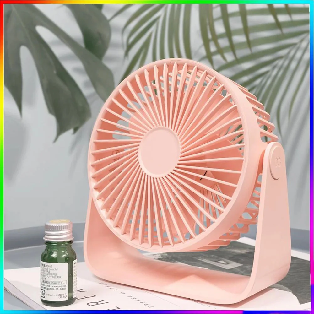 

Xiaomi USB Mini Fan Portable Desktop Fan Double Leaf Office Fan Ultra Quiet Smart Touch Summer Cooler 360 Degrees for Home Car
