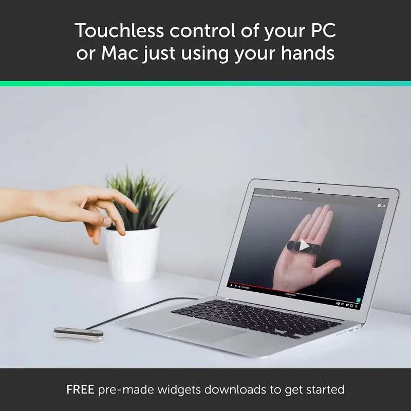 Контроллер Ultraleap Leap Motion2, 3D-мышь с управлением жестами, поддерживает ПК или MAC, сенсоры Ultraleap, совершенно новый. (art.: 3920d9852a69d) - 3920d9852a69d
