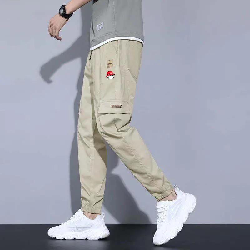 

Embroidery Malbon Golf Wear for Men's Summer Sweatpants Golf Thin Pants Streetwear Loose Bib Overall Straight Pants Golf Clothes