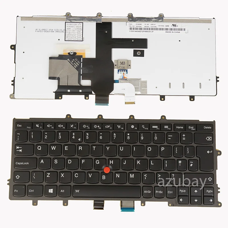 Клавиатура ноутбука с подсветкой для lenovo thinkpad x260 x270 (20HN 20HM 20K6 20K5) A275 20KC 20KD CS13XBL-84FC