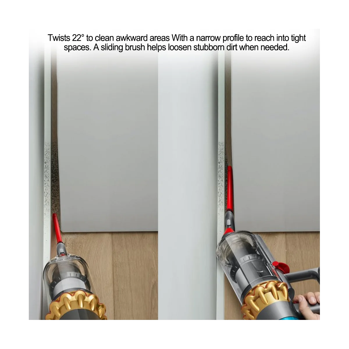 

Crevice Brush Tool+ Extension Hose for V7/V8/V10/V11/V12/V15 Vacuum Cleaner Awkward Space Tool