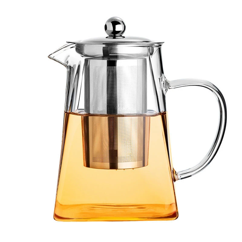 

Brewing teapot glass teapot thickened high temperature filtered flower tea black tea pot heat resistant pot tea set