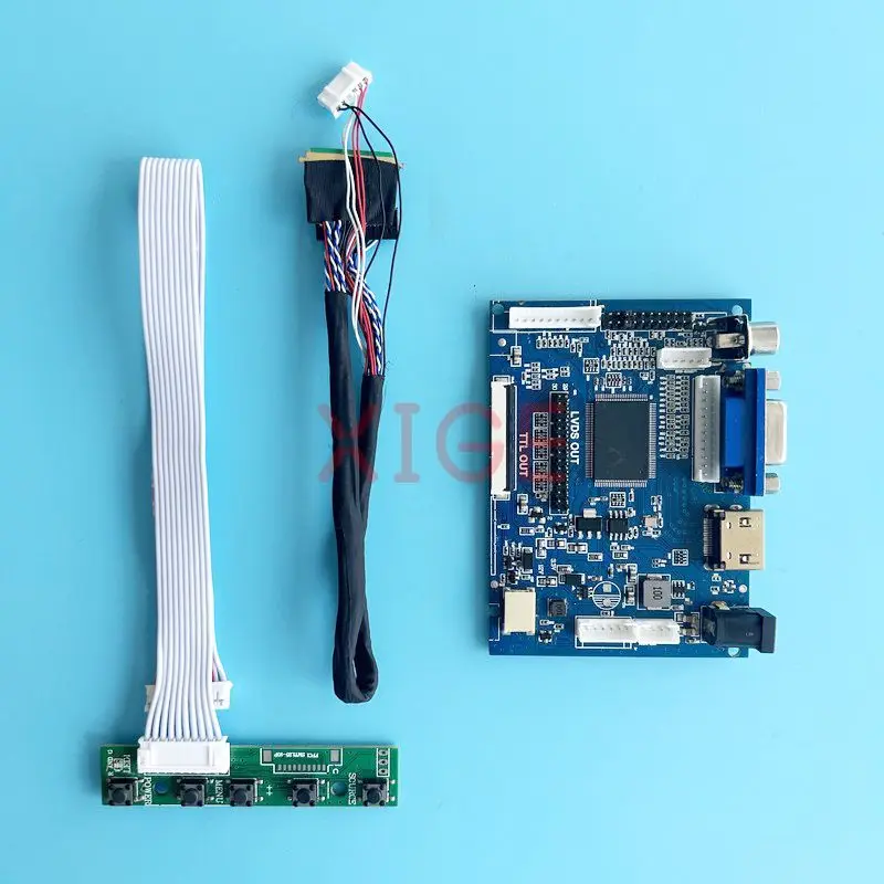 

Controller Driver Board Fit HSD101PFW2-A00/A02/B00 1024*600 LCD Monitor 10.1" DIY Modify Kit 2AV VGA 40-Pin LVDS HDMI-Compatible