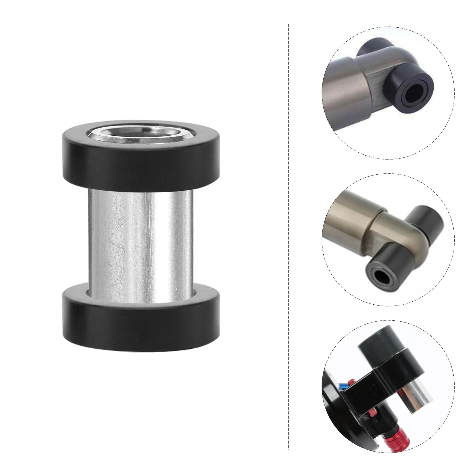 

2 Pcs Bicycle Bushing Aluminum Alloy Shocks Absorber Mount Metal Rear Total Absorption