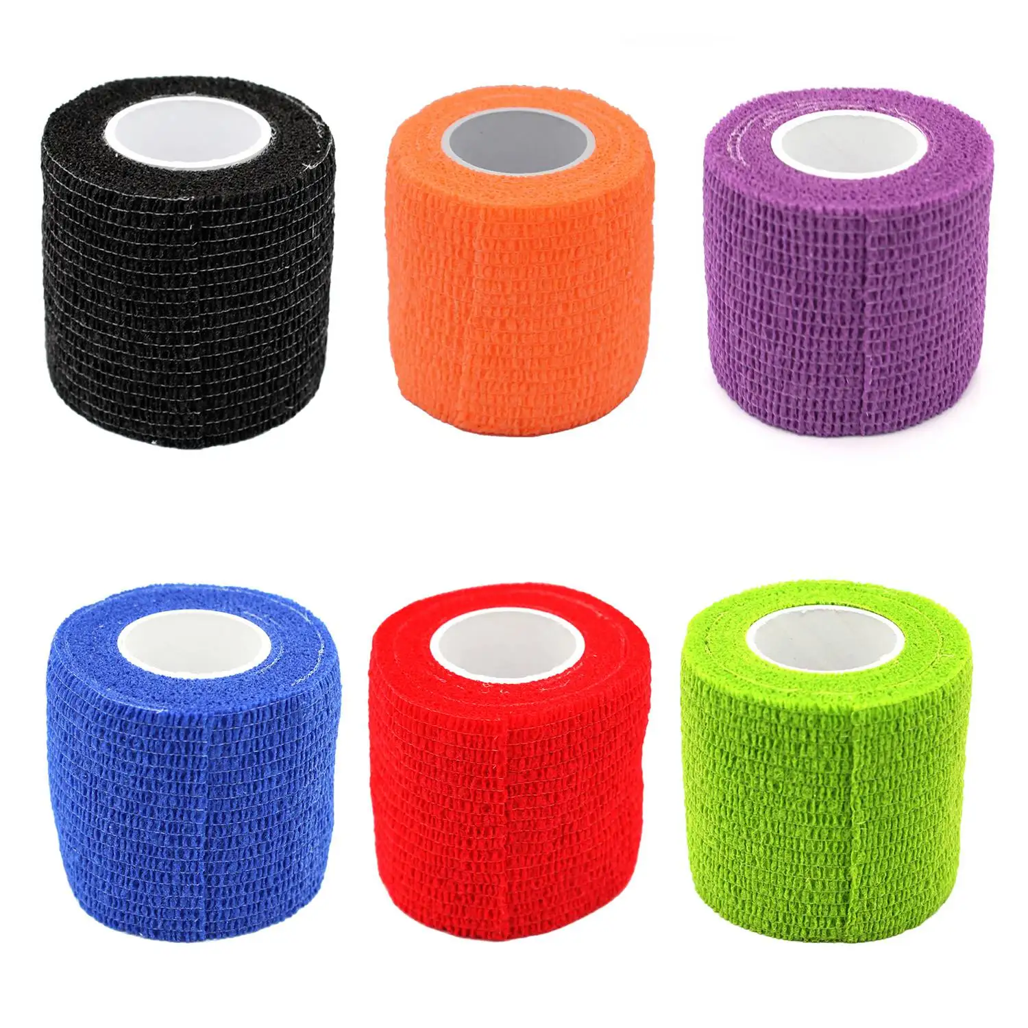 

2" X 5 Yards Self Adherent Adhesive Free Grip Comfort Wrap Cover Tattoo Handle