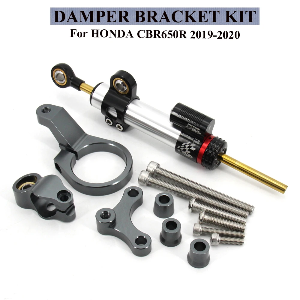

Motorcycle Accessories For HONDA CBR650R 2019-2020 CBR 650R CBR 650 R Adjustable Steering Stabilizer Damper Mounting Bracket Kit