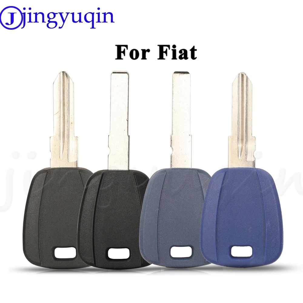 Jingyuqin для Fiat Key Shell черная заготовка 500 Ducato ключ транспондера необрезанный