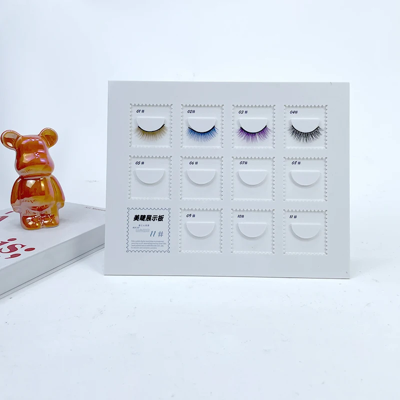 Доска для демонстрации накладных ресниц с полной полосой подставка в салоне