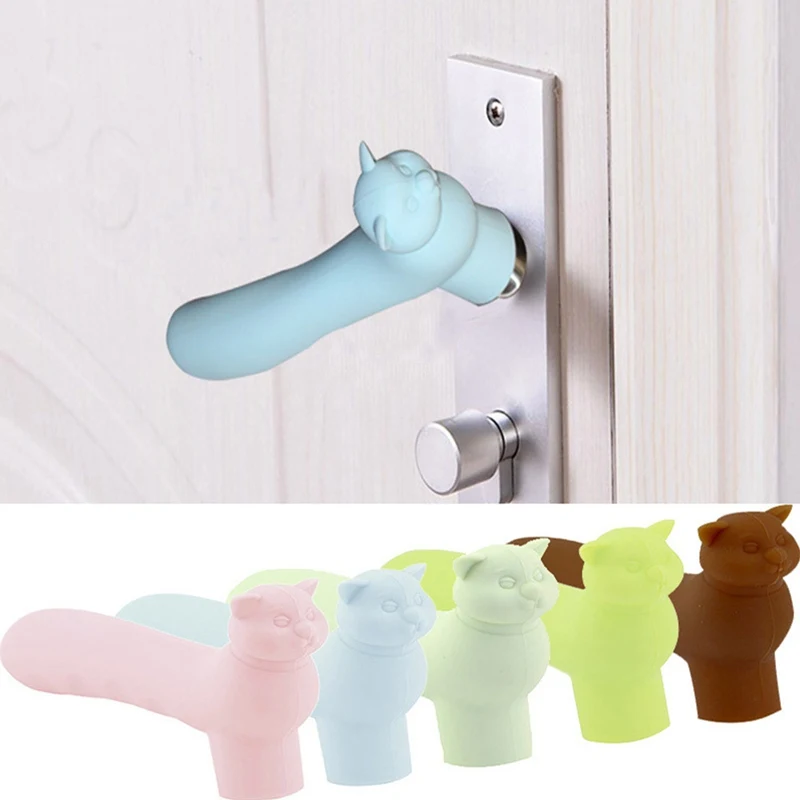 

Silicone Doorknob Home Door Handle Knob Safety Cover Guard Protector Baby Protector Child Protection Products Anti-collision