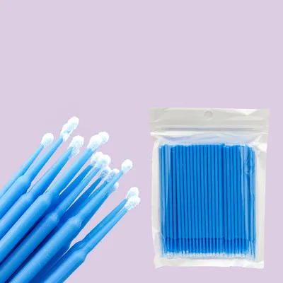 Disposable Micro Brush 1000pc Eyelashes Extension Individual Lash Removing Micro Brush Eyelash Extension Tool Lashes Accessories