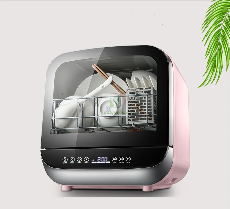 

Household Dish Washer machine fruit vegetable cleaner machine bowl and chopsticks washing machine tableware disinfecting machine