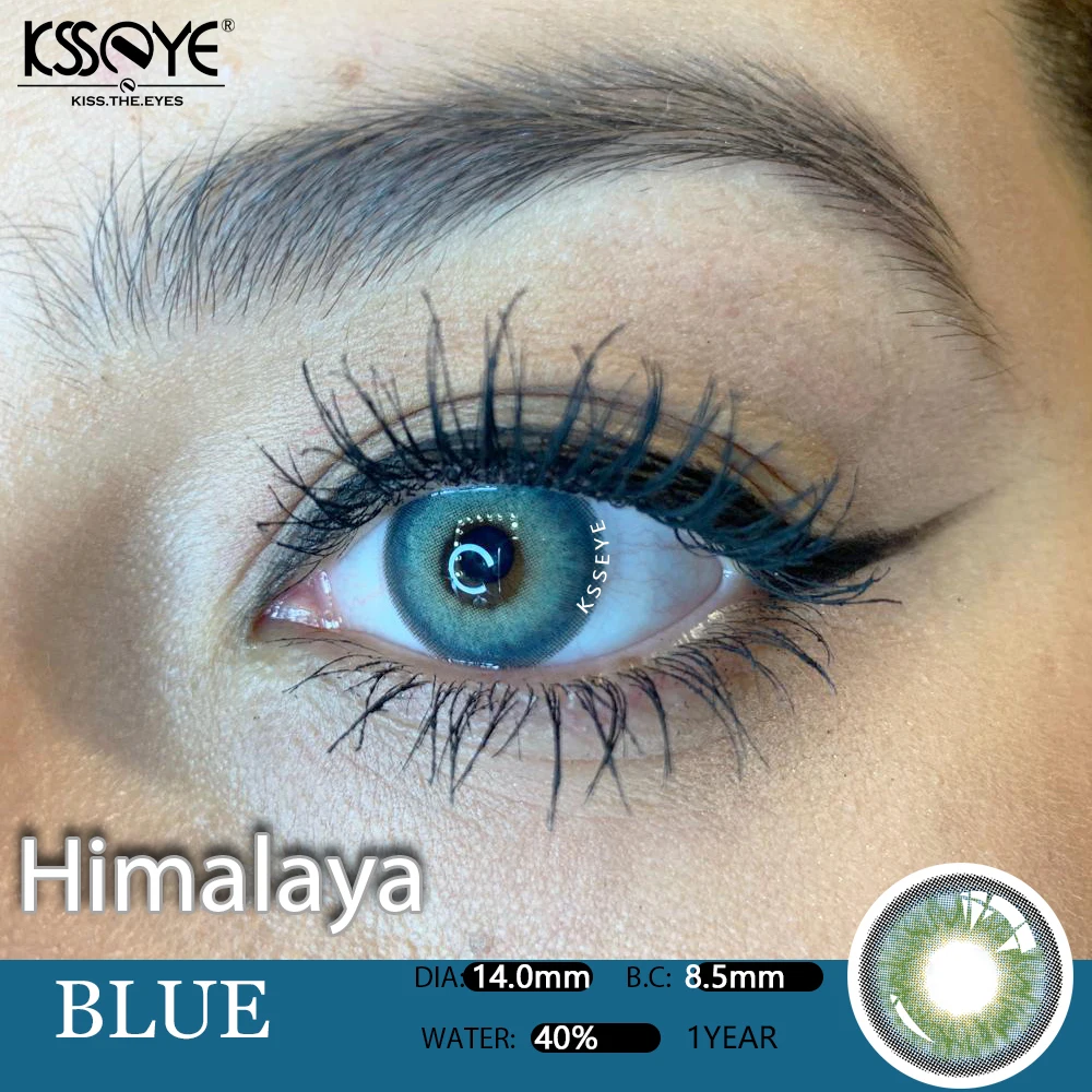 New 1Pair Himalaya Taylor Natural Contact Colored Lenses Colored Contact Lenses Color Cosmetic Contact Lenses for Eyes