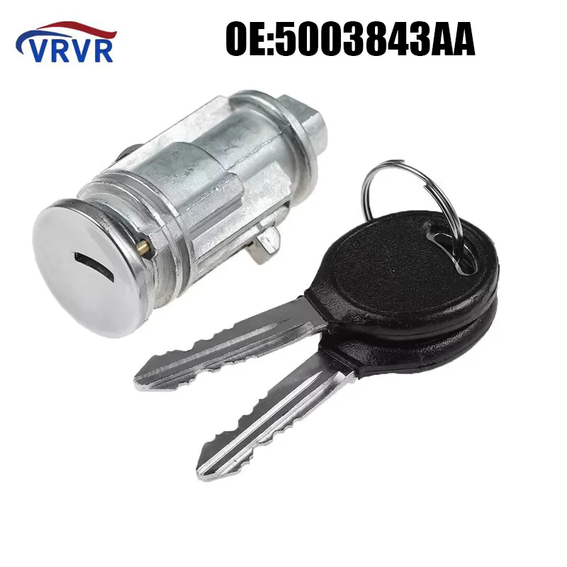 

VRVR 5003843 Цилиндр замка зажигания AA 5003843 AB для Chrysler Voyager Dodge Caravan Jeep Cherokee Plymouth